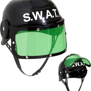 Kids SWAT Helmet Halloween costume. One size fits most.
